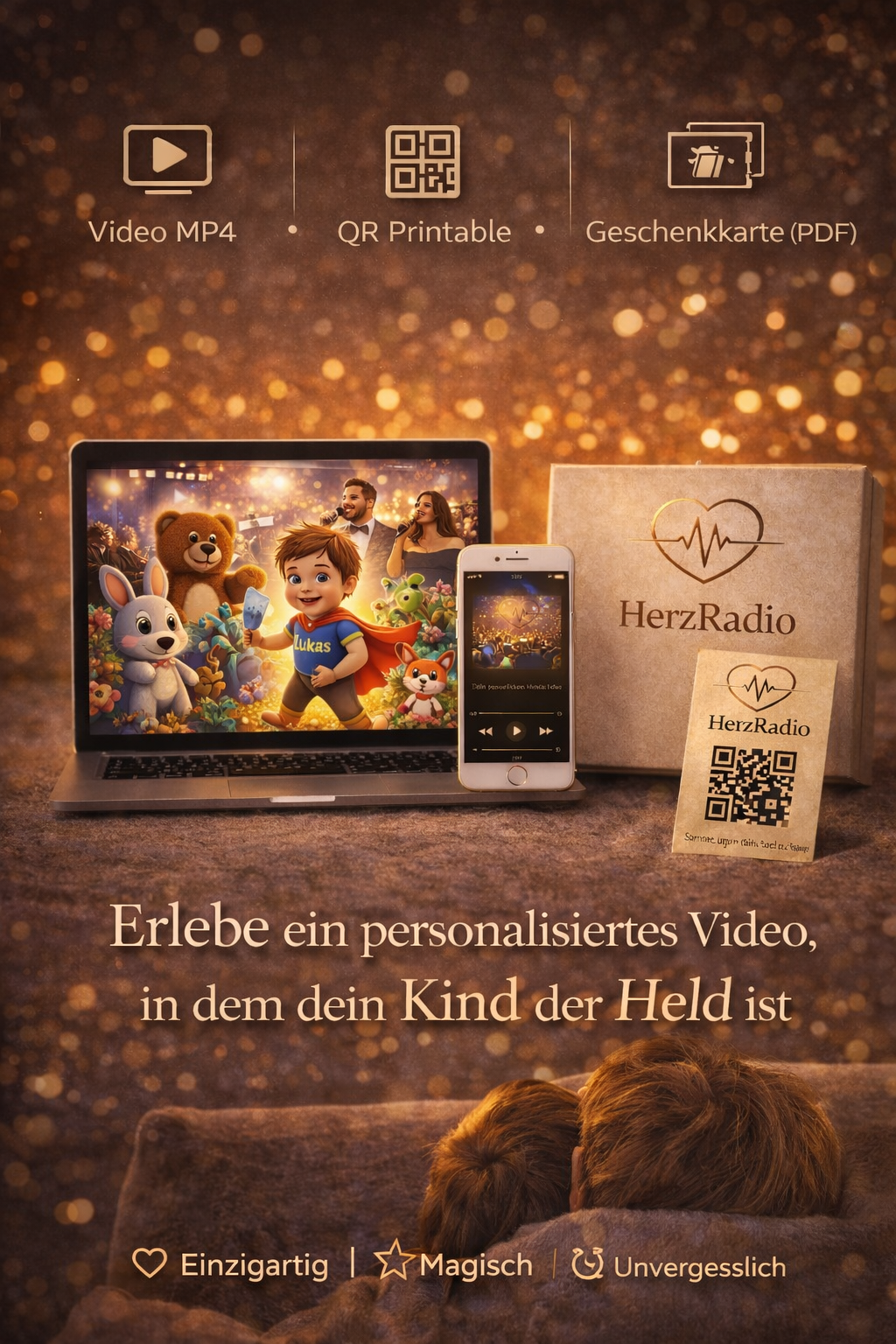🎬 Personalisiertes Kinder-Video – Dein Kind als Held der Geschichte