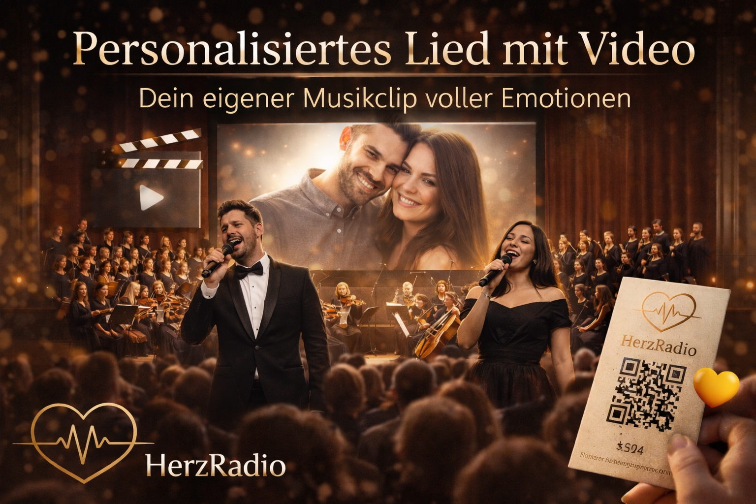 🎬 Personalisiertes Lied mit Video – Dein eigener Musikclip als emotionales Geschenk