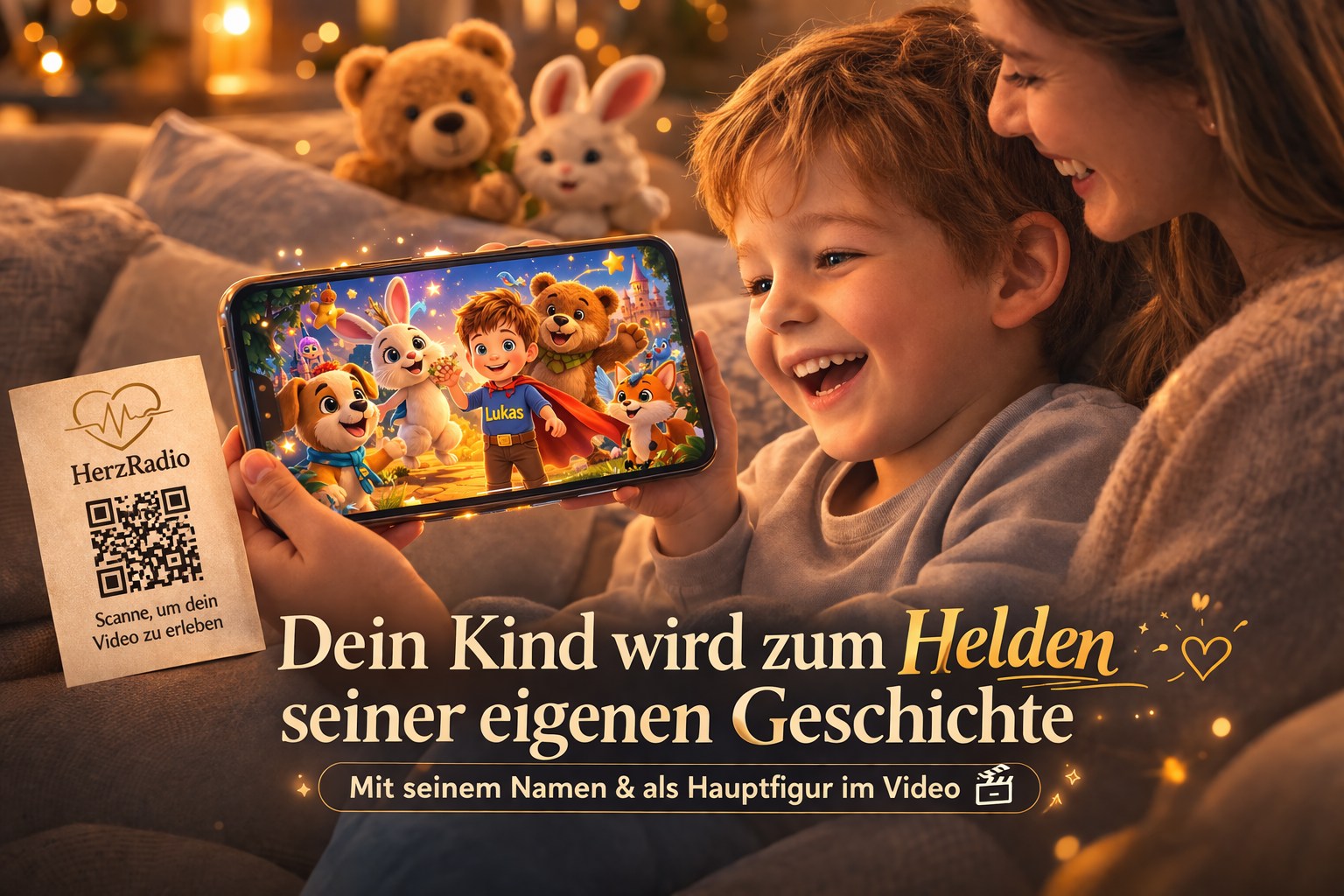 🎬 Personalisiertes Kinder-Video – Dein Kind als Held der Geschichte