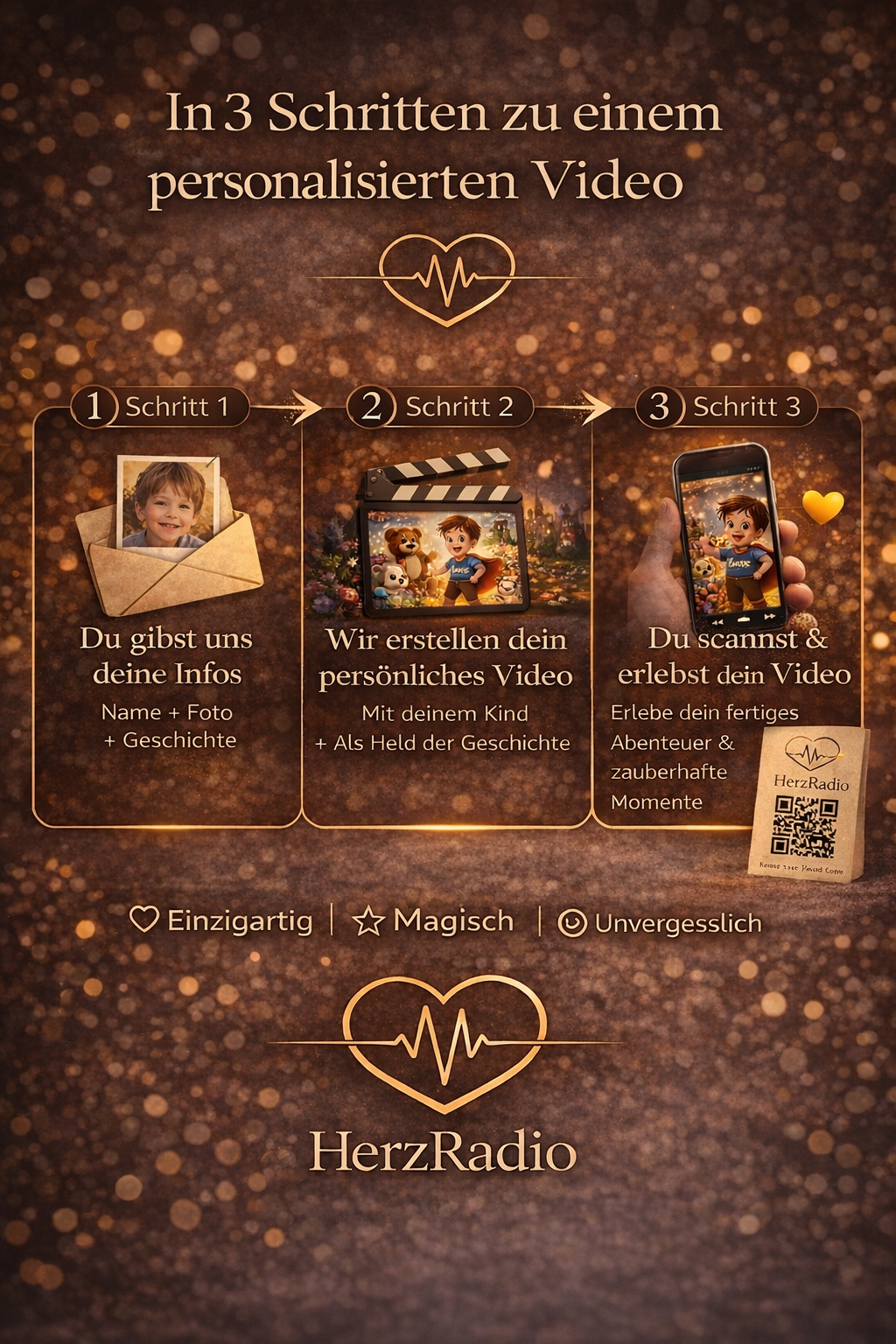 🎬 Personalisiertes Kinder-Video – Dein Kind als Held der Geschichte