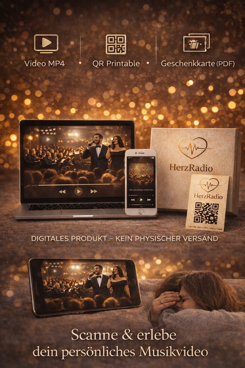 🎬 Personalisiertes Lied mit Video – Dein eigener Musikclip als emotionales Geschenk